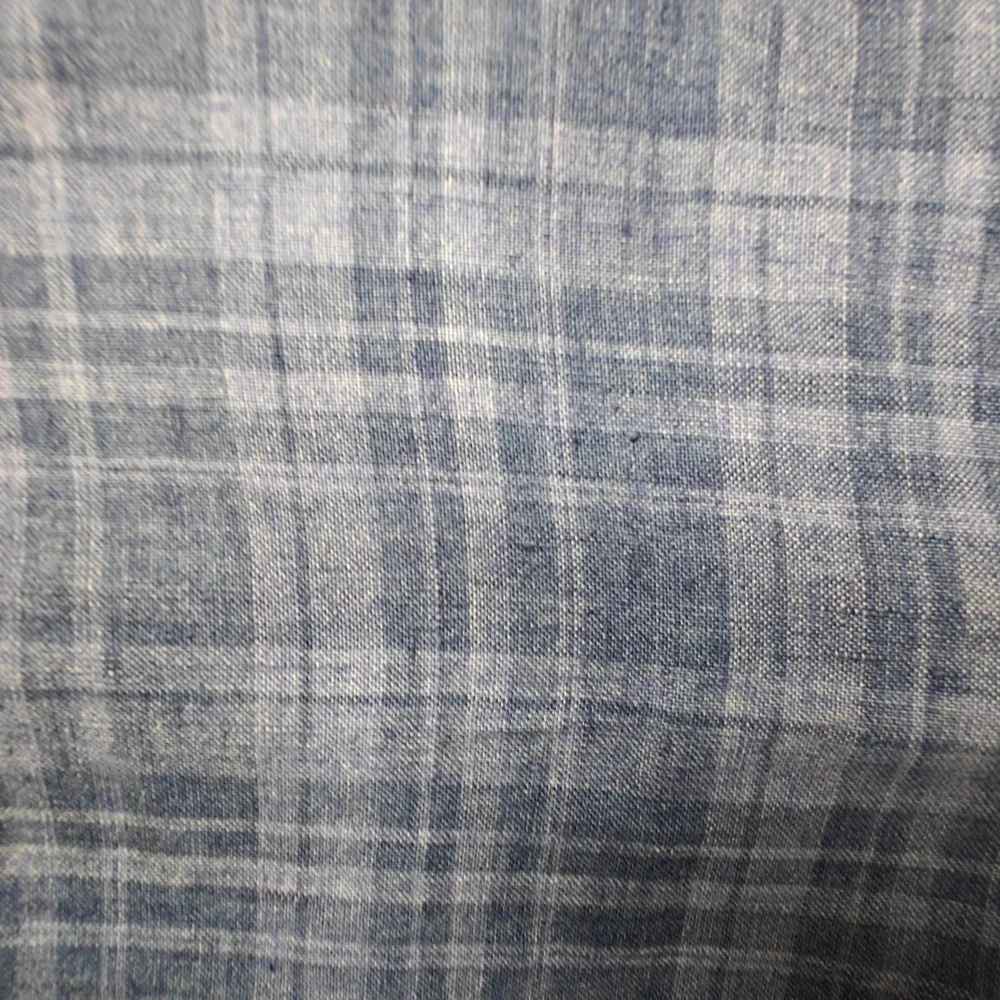 Peter Millar Crown Mens 40 Blue Plaid 100% Linen Shorts MS22B14